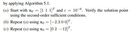 Solve Prob. 5.5 by applying Powell’s algorithm and compare the results with those obtained in Probs....-2