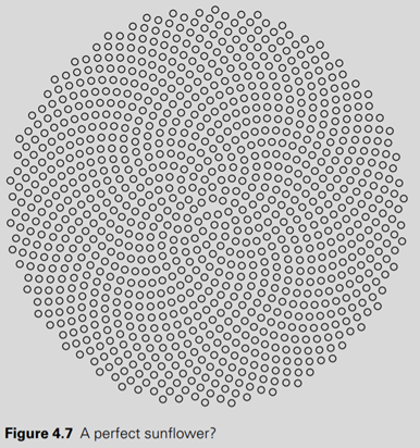 The arrangement of seeds in a sunflower head (and other flowers, like daisies) follows a fixed...-8