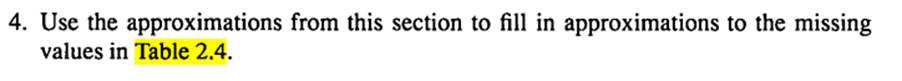 Fill in the data from Problem 4 using methods that are ö(h2 ) at each point. Hint: See the previous...-1