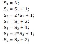 We are given the following sequence: Using the Queue class, write a program which by given N prints...-1