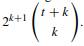 Let ß(t,k) be as in Exercise 6.6.17, and let g(w, k) be the smallest integer t such that ß(t,k) = x....-2