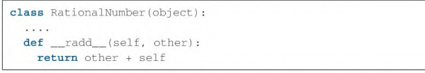 Compare the two ways to implement a method for reverse addition ..radd.. in the class...-2