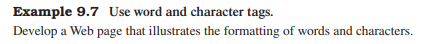 Combine the Web pages in Examples 9.6 and 9.7 into one Web page.-2