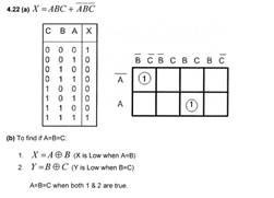 Design a circuit that produces a HIGH out only when all three inputs are the same level (a) Use a...-1