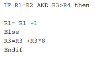 Write a program to convert the following HLL language to ARM instructions. What are the contents of...-1