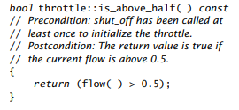 The prototype for the new member function is placed in the class definition. The function...