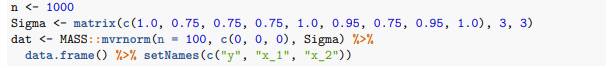 Repeat exercise 6 but now create an example in which x_1 and x_2 are highly correlated: Use the...