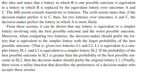 Consider the example in which Joe must choose between two lotteries with four possible prizes...-2