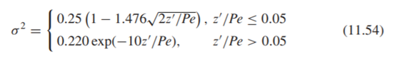 Project. Solve for flow between flat plates with an inlet concentration of 1.0 in one half and 0.0...