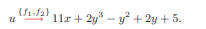 Let f 1 = x y - 1, f 2 = x 2 + y 2 - 4, L = [x, y], and u = 2x 3 + 3x 2 y + x 2 + 2y 3 + 4y + 1. (a)...