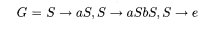 Consider the grammar a) Give a derivation for the string aabaaab. b) Describe the language L(G)....-2