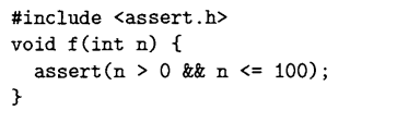 The standard library contains a macro assertO that can be used to ensure that the value of an...-1