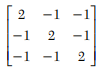 Apply Householder’s method, to find the eigenvalues of the matrix Transform the matrix to the...-1