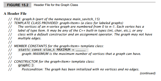 Consider our graph objects from Figure 15.2 on page 748. These graphs have a maximum number of...-1