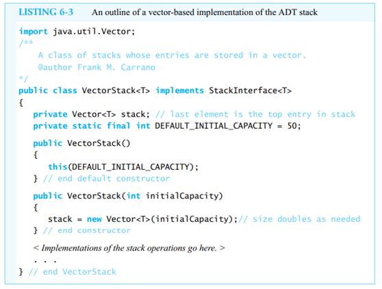 Suppose that the ADT stack included a void method remove(n) that removes the topmost n entries from...-4