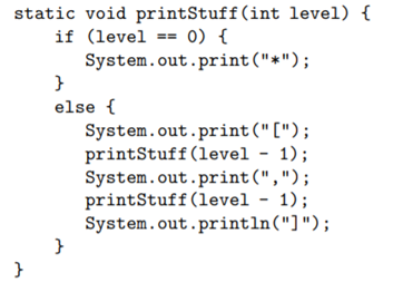 Consider the following subroutine: Show the output that would be produced by the subroutine calls...