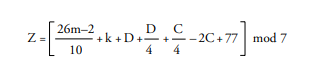 To calculate the day of the week for a given date, Zeller’s congruence can be used. The algorithm...