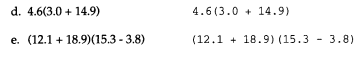 Listed below are correct algebraic expressions and incorrect C expressions corresponding to them....-2