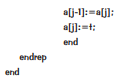 A bubble sort algorithm is defined in the following manner: Partition the design into subfunctions...-2