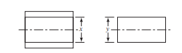 Two parts are assembled as shown in Figure 6.28. Assume that the dimensions x and y are normally...-2