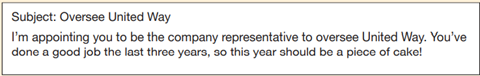 Saying No to the Boss Today, you received the following e-mail message from your boss: It’s true...