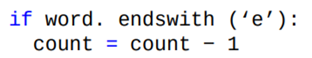 Write a function that implements the final SYLLABLE COUNT algorithm from page 16. Lines 1–3 of the...-3