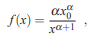 Consider the problem of estimating the exponent a for a distribution with density proportional to...