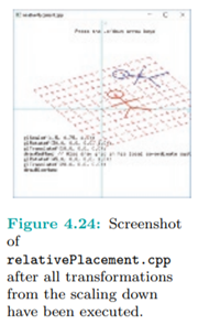 Run relativePlacement.cpp. Pressing the up arrow key once causes the last statement, viz.,...-2