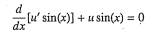 Consider the following boundary value problem: (a)- Verify that the differential equation can be...-2