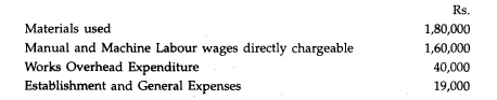 The accounts of the Steelways Engineering Co. Ltd. show for 1994: (a) Show the works cost and total...