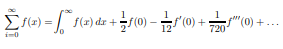 A more accurate evaluation of the sum for Zrot can be made using the Euler-Maclaurin formula