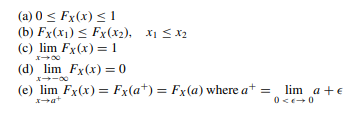 Based on the definition of the cumulative distribution function in equation (1.3) prove or deduce...