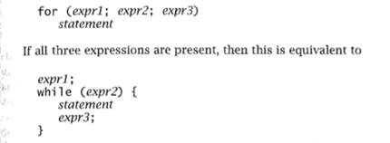 A for loop has the form Why is there no semicolon following statement? Of course, it may well happen...-1