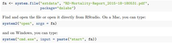 In the extdata directory of the dslabs package, you will find a PDF file containing daily mortality...