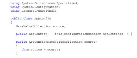 Write implementations for the methods in the following AppConfig class. (For both methods, a...-1