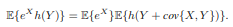 We now assume that X and Y are jointly-Gaussian mean-zero random variables and that h is any...