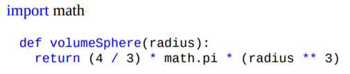 Design a thorough unit test for the volumeSphere function in Exercise 5.5.1. Exercise 5.5.1