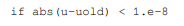 Suppose we are trying to check the convergence of a diverging sequence (here the sequence is defined...-3