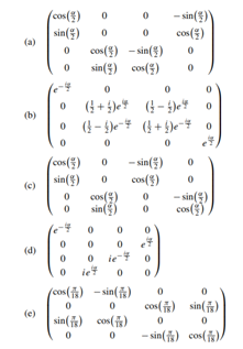 Compute the entangling power of the following 2-qubit quantum gates, and determine which ones are...