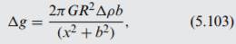 Show that the gravity anomaly of an infinitely long horizontal cylinder of radius R with anomalous...