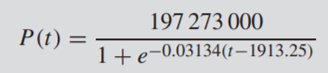 It has been suggested that the population of the United States may be modelled by the formula where...-4