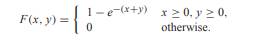 Can the following function be the joint CDF of random variables X and Y?