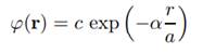 We describe the interaction between a neutron and a proton, at a distance r, by an attractive Yukawa...-2