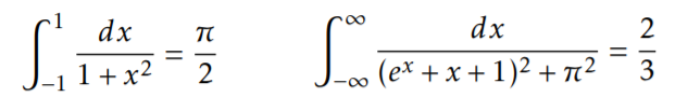 Numerically integrate the following integrals and compare the results to the exact value of each...-1