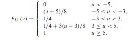 Write a Matlab function u=urv(m) that generates m samples of random variable U defined in Problem...