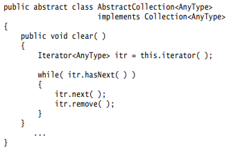 Consider the following implementation of the clear method (which empties any collection). a. Suppose...-1