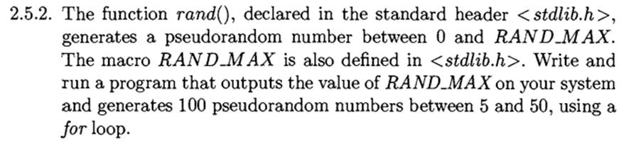 Rewrite the program in Exercise 2.5.2 using a while loop. Compare the 100 numbers generated by this...