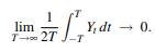 Let Yt = cos(2pt + T), where T ~ uniform[-p,p]. As in Example 10.8, E[Yt] = 0. Determine whether or...-1