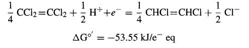 Some facultative bacteria can grow on acetate while using tetrachloroethylene (PCE) as an electron...-2