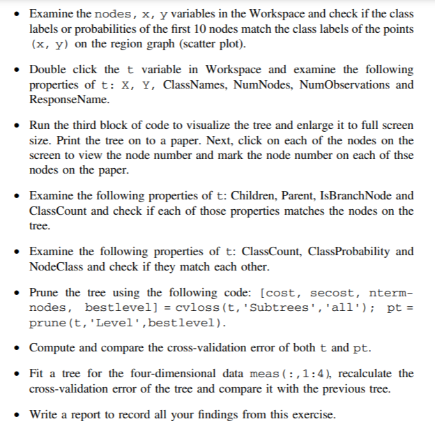 DT classification. Open your Matlab editor and visit the following Matlab website:...